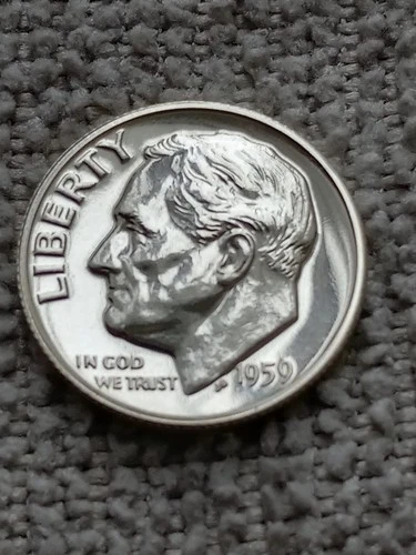 GEM PROOF 1959 Roosevelt SILVER Dime ULTRA NICE COIN!