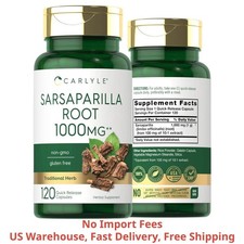 ZARZAPARRILLA Sarsaparilla - Smilax root 120 Capsules