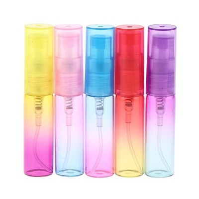 5x leere 4/8 ml Mini Glas nachfüllbare Duftflaschen Parfüm Duftfläschchen mit