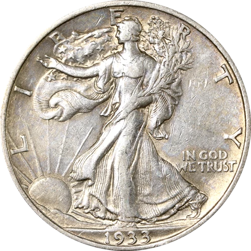 1933-S Walking Liberty Half
