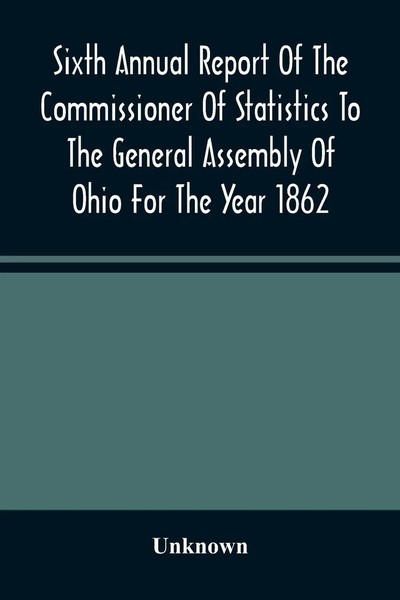 Unknown | Sixth Annual Report Of The Commissioner Of Statistics To The...-image