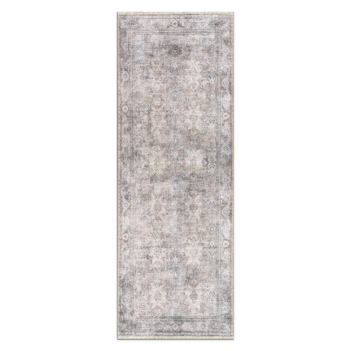 Rugshop Area Rug Distressed Vintage Machine Washable Rugs Hallway Runner Rug 2x7 - Picture 2 of 10