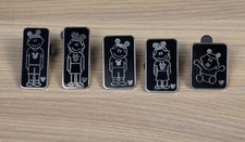 Disney Stick Figure Family Hidden Mickey Pin Lot Of 5 Disney Stick Figure Family Hidden Mickey Pin Lot Of 5