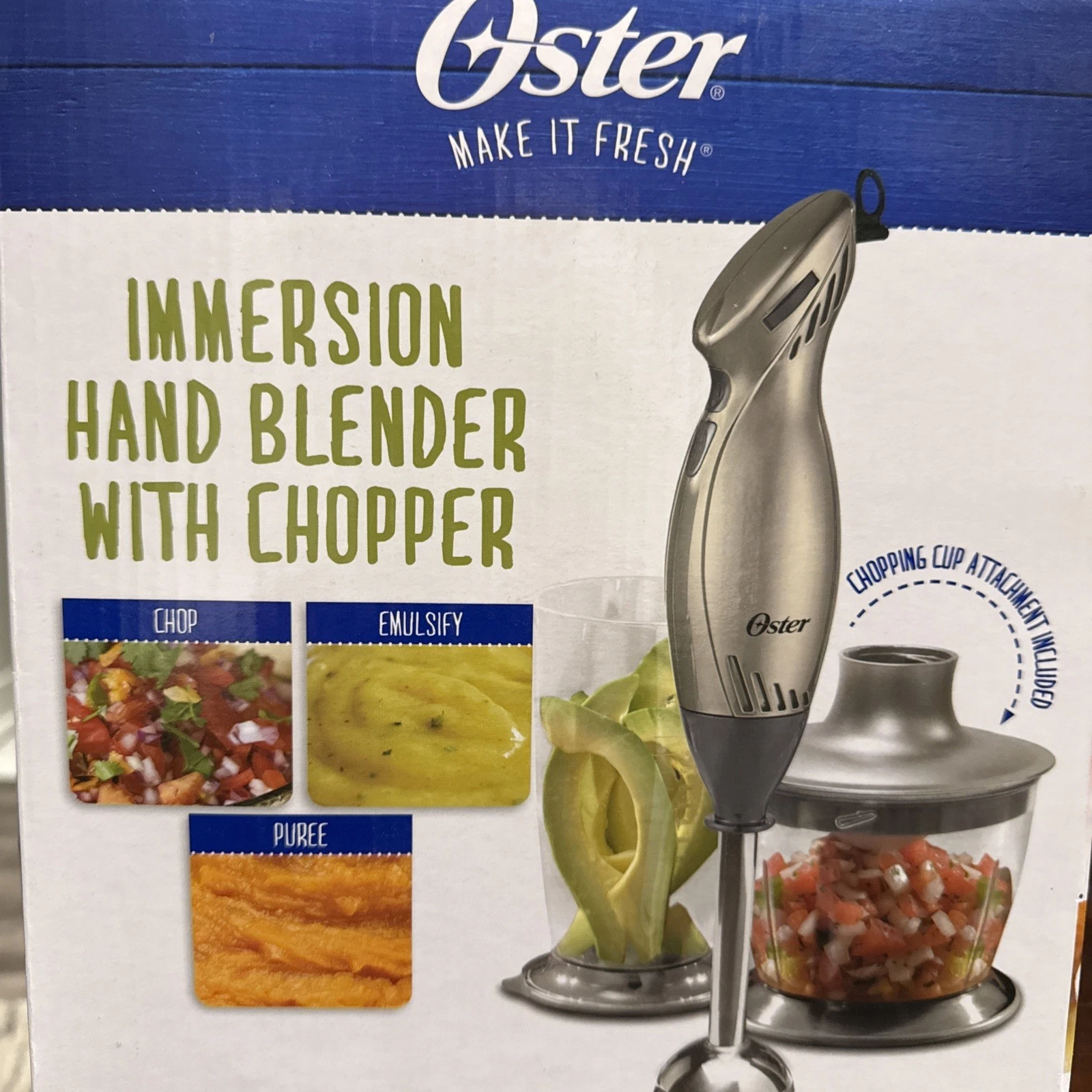 Oster 2 Speed Immersion Handheld Blender FPSTHB3000 Mixer Motor Head Blend
Opens in a new window or