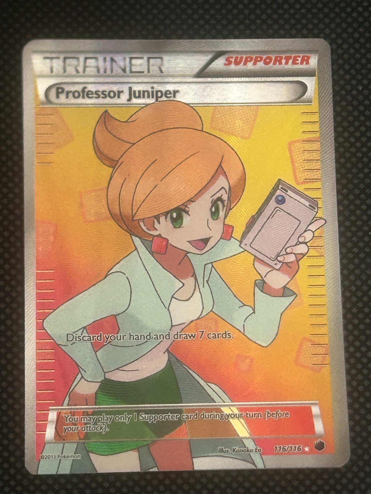 Professor Juniper (116 Full Art) 116/116 Plasma Freeze Holo