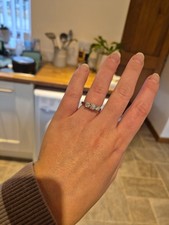 Platinum Diamond Trilogy Engagement Ring