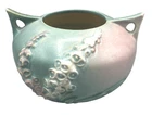 Roseville Art Pottery 4" Green Foxglove Round Handled Vase 418-6 / Circa 1942