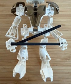 Vintage Y2K LEGO Bionicle *Incomplete* LOT Makuta 8593 & Takanuva 8596   mask