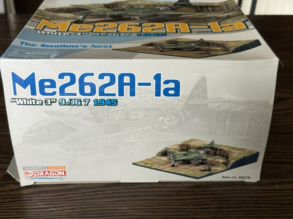 Dragon Wings 50279 Messerschmitt Me 262A-1a Luftwaffe White3 9/JG 7 - Image 2 of 4