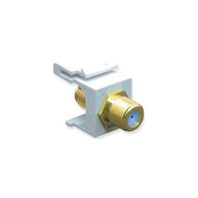 ICC IC107B9GWH F Connector Keystone Jack White 3 GHz