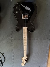 Squier Paranormal Esquire Deluxe Poplar Electric Guitar Metallic Black