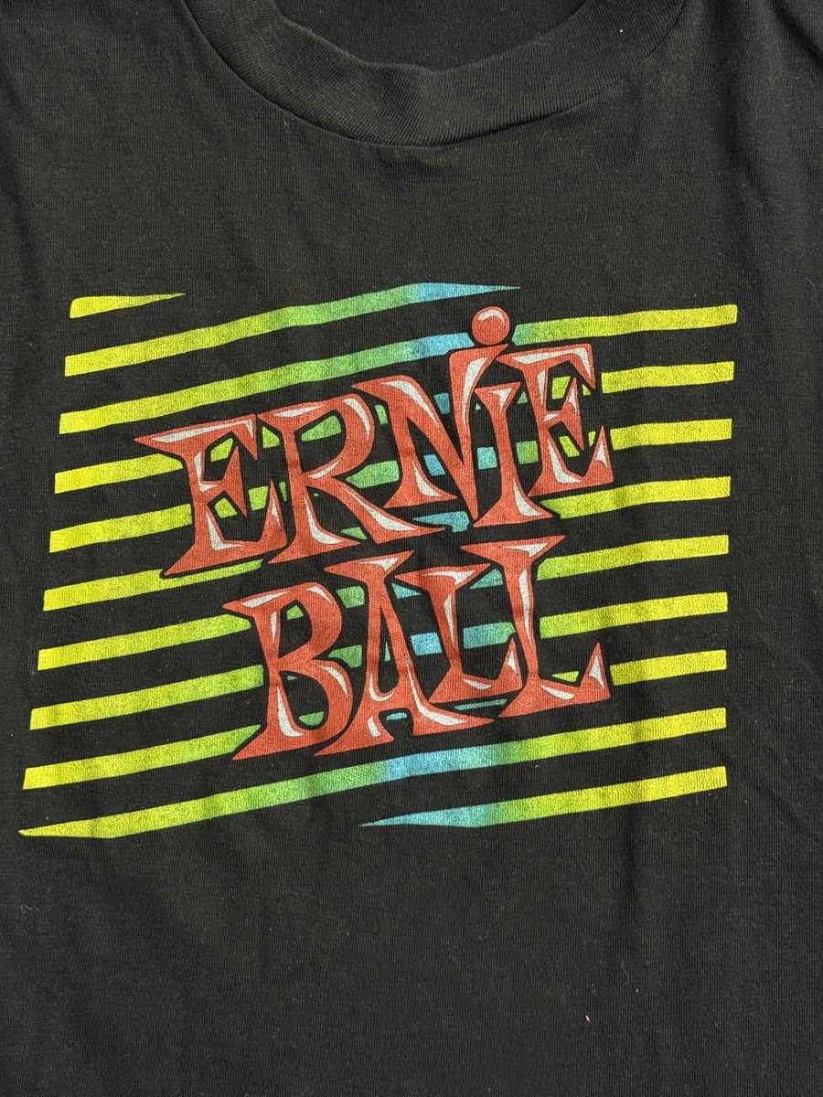 Vintage 80s Ernie Ball Guitar T-shirt Sleeveless by Design S View 4