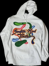 Rod Wave Beautiful Mind Tour White Hoodie Men’s Size Large