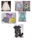 SUMMER clothes size 5T *1 dress-3 swimsuits-1 Top-2 Skorts-1 PJs — photo 1