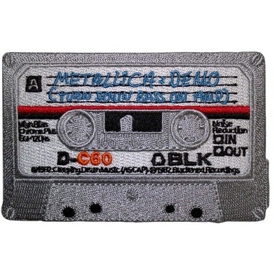 Metallica 'No Life 'Til Leather Cassette' Bügelaufnäher - NEU & OFFIZIELL!