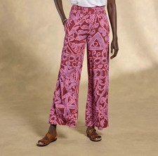 Sundance Himari Pink Floral Wide Leg Pant XS