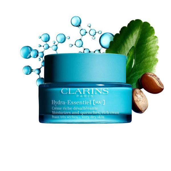 CLARINS Hydra-Essentiel HA2 - Crema Idratante Ricca Per Pelli Secche 50 ml - Immagine 3