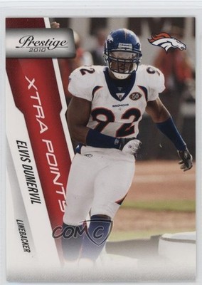 2010 Panini Prestige Xtra Points Red 54/100 Elvis Dumervil #60 1l0s