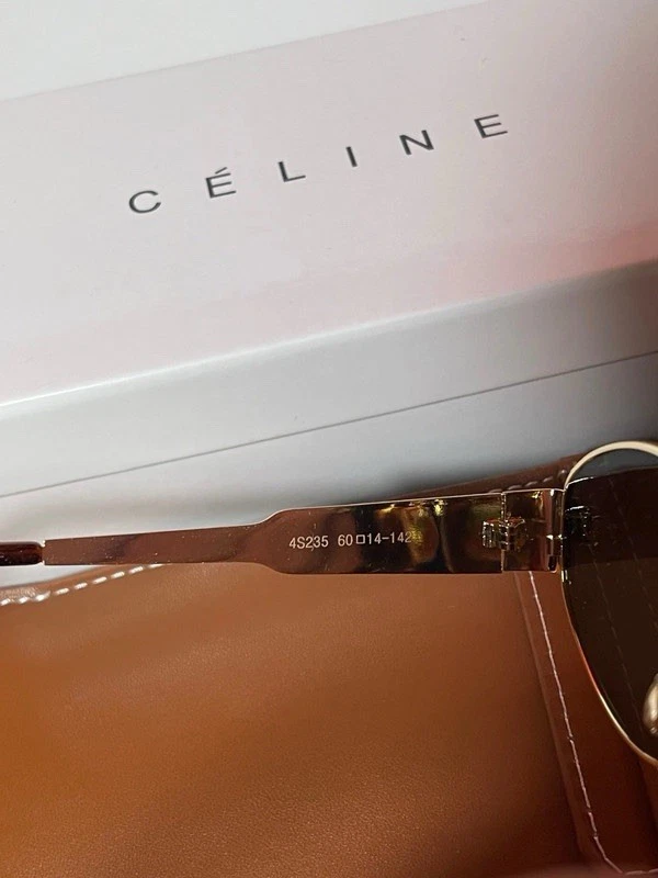 Celine Eyewear Occhiali da sole ovali Triomphe NUOVI Nuovo con carte con Fattura - Imagen 4 de 4