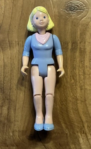 Vintage 1993 Fisher Price Loving Family Dollhouse Blonde Mom Mother Doll Figure
