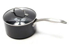 GreenPan Black Ceramic Nonstick 3.25QT Stock Pot w/ Lid