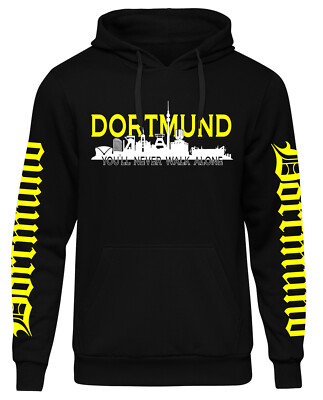 Dortmund über alles Kapuzenpullover Ruhrpott Skyline Pullover