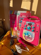 Jojo Siwa JJ-672 Bluetooth/Aux/CD-G Karaoke Machine Tested Working Great
