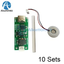 10PCS DC 3.7-5.5V Mini Type-C USB Humidifier Controller Atomizer DIY Board Kit