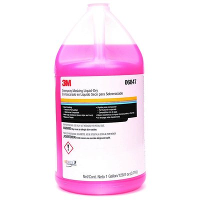3M 06847 Overspray Masking Liquid Dry-1 Gallon