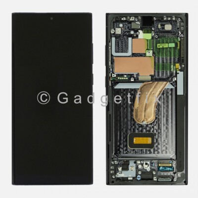 For Samsung Galaxy S23 Ultra S918U OLED Display Touch Screen Digitizer + Frame