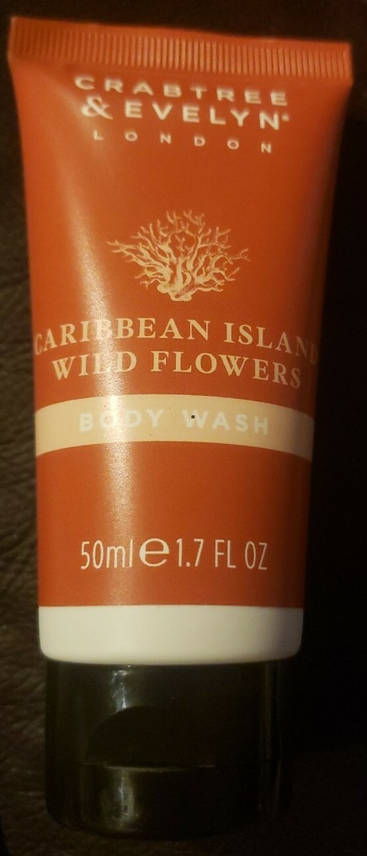 CRABTREE & EVELYN CARIBBEAN ISLAND WILD FLOWERS BODY WASH 1.7 fl