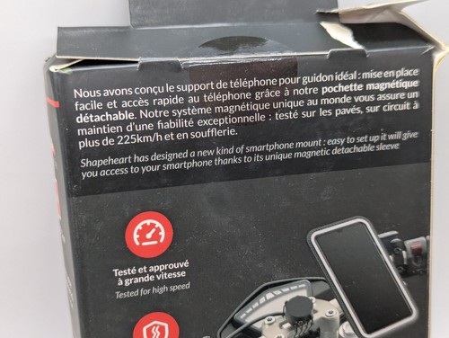 Shapeheart magnetic motorbike phone holder anti-vibration motorcycle XXL 2XL - Picture 15 of 23