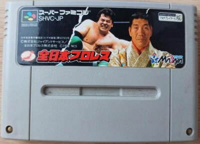 Zen Nippon Pro-Wrestling Nintendo Famicom Super SNES JAPAN