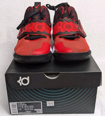Nike KD Trey 5 X Black University Red Men display picture 1