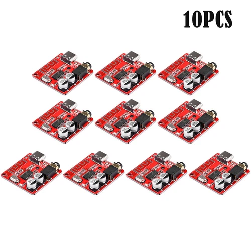 10PCS 3.7V-5V Mini Bluetooth 5.0 Audio Receiver MP3 Decoder Amplifier Module