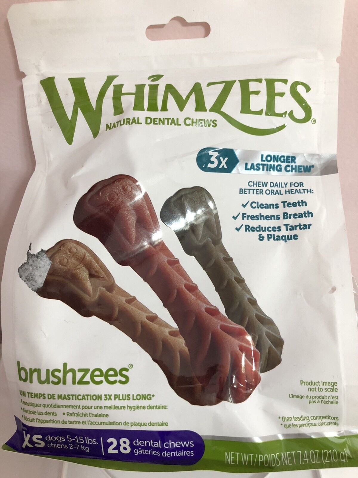 WHIMZEES Natural Dental Chews XS Dog 5-15 Exp 2024 lb. Max 53% Attention brand OFF 02