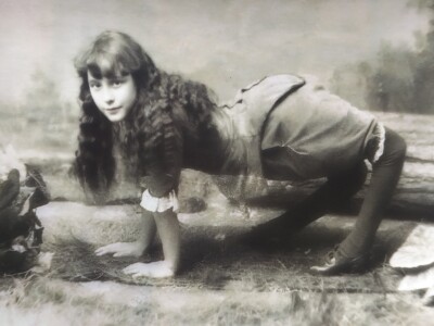 VINTAGE - NEGATIVE - ELLA HARPER "CAMEL GIRL" SCARY SIDESHOW CIRCUS ACT