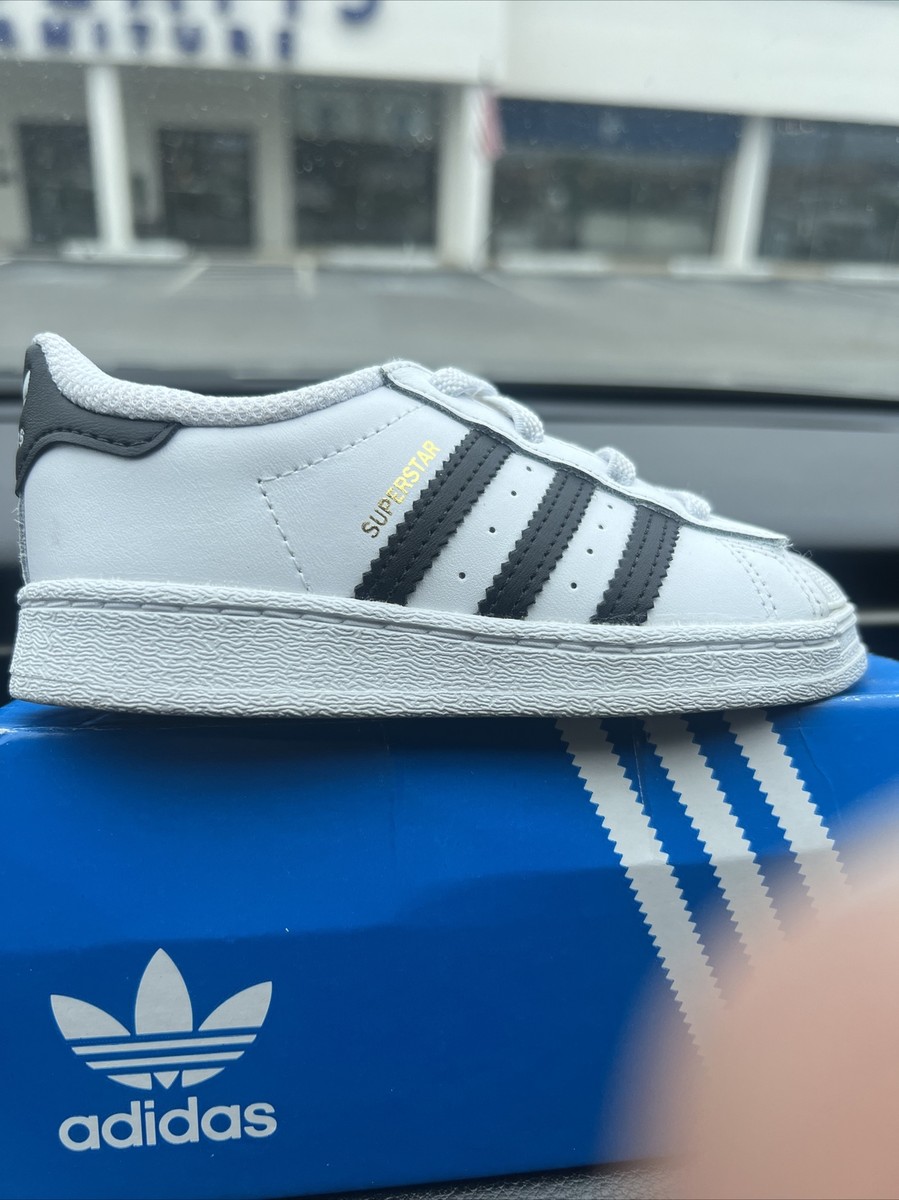 ADIDAS SUPERSTAR TODDLER SHOES EL I_WHITE/CORE BLACK FU7717-100