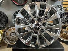 4 x 18 Inch 6x139.7 Toyota Land Cruiser Style Black Wheels: Fits For J150 J200