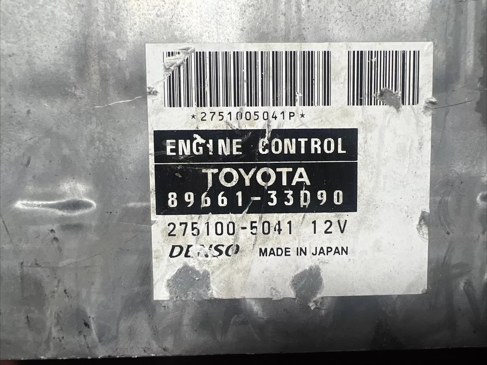 2006 LEXUS ES330 3.3L PCM ENGINE COMPUTER ECM ECU # 89661-33D90 USED OEM Foto 3 de 4