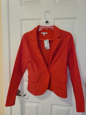 NWT Papaya Red Cropped Jacket - SZ. L