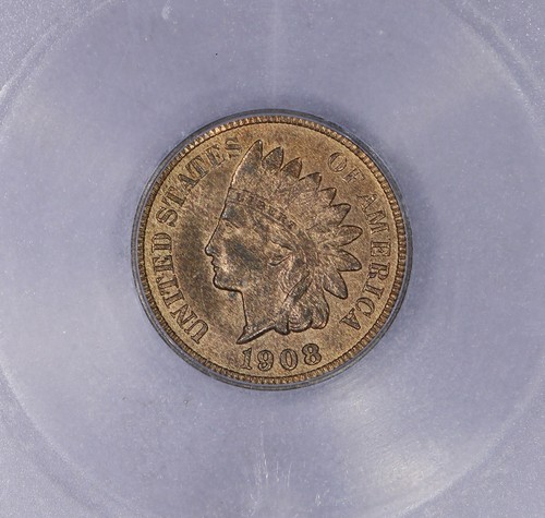 1908 Indian Cent 1c ICG MS64 RB - Picture 3 of 4