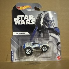 Hot Wheels STAR WARS Character Cars CAPTAIN REX Diecast Vehicle CARD WEAR 2020