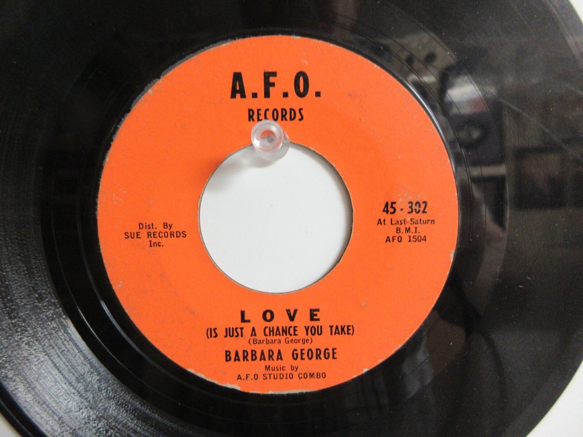 💥' BARBARA GEORGE ' HIT 45+PICTURE [I KNOW (You Don't Love Me No
