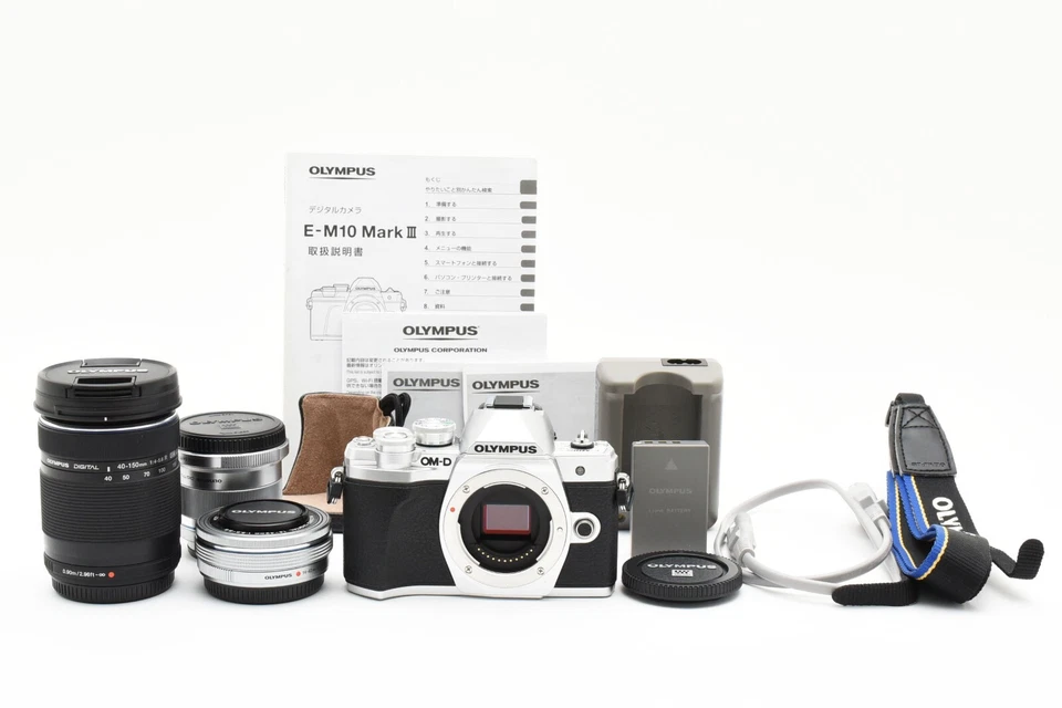Olympus Om-d E-m10 Mark III 16 Mp Caméra Compacte W/3Lens [ EXC #2365272A - Photo 1/4