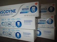 7x Sensodyne Repair & Protect Toothpaste for Sensitive Teeth Mint 3.4 06/2024