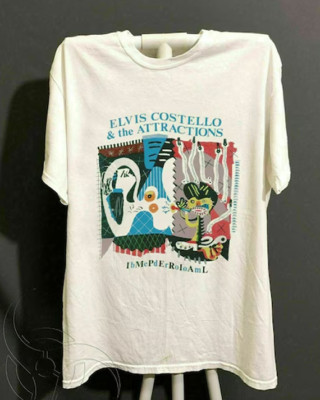 Elvis Costello And The Attractions T Shirt Full Size S-5XL SS1165