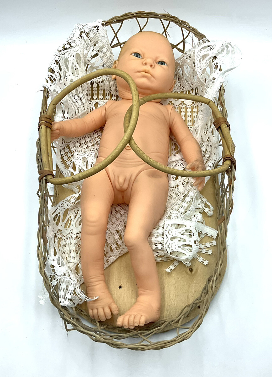 VINTAGE 80s BABY BORN VINYL DOLL NATI ORA CLONE MADE IN SPAIN BABY