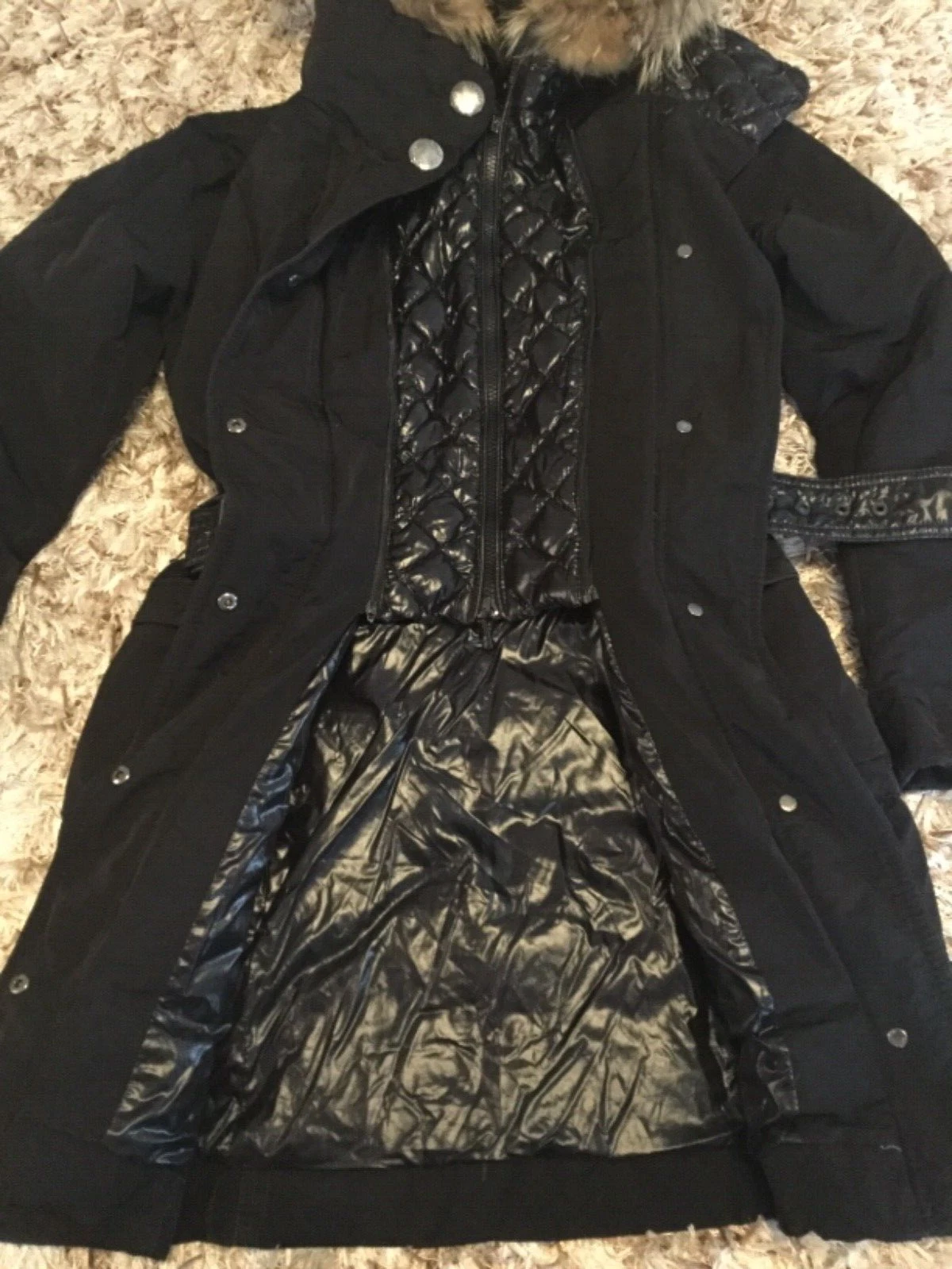 MONCLER Romney Giubbotto Piumino Lungo Donna Parka Taglia 1 (S)