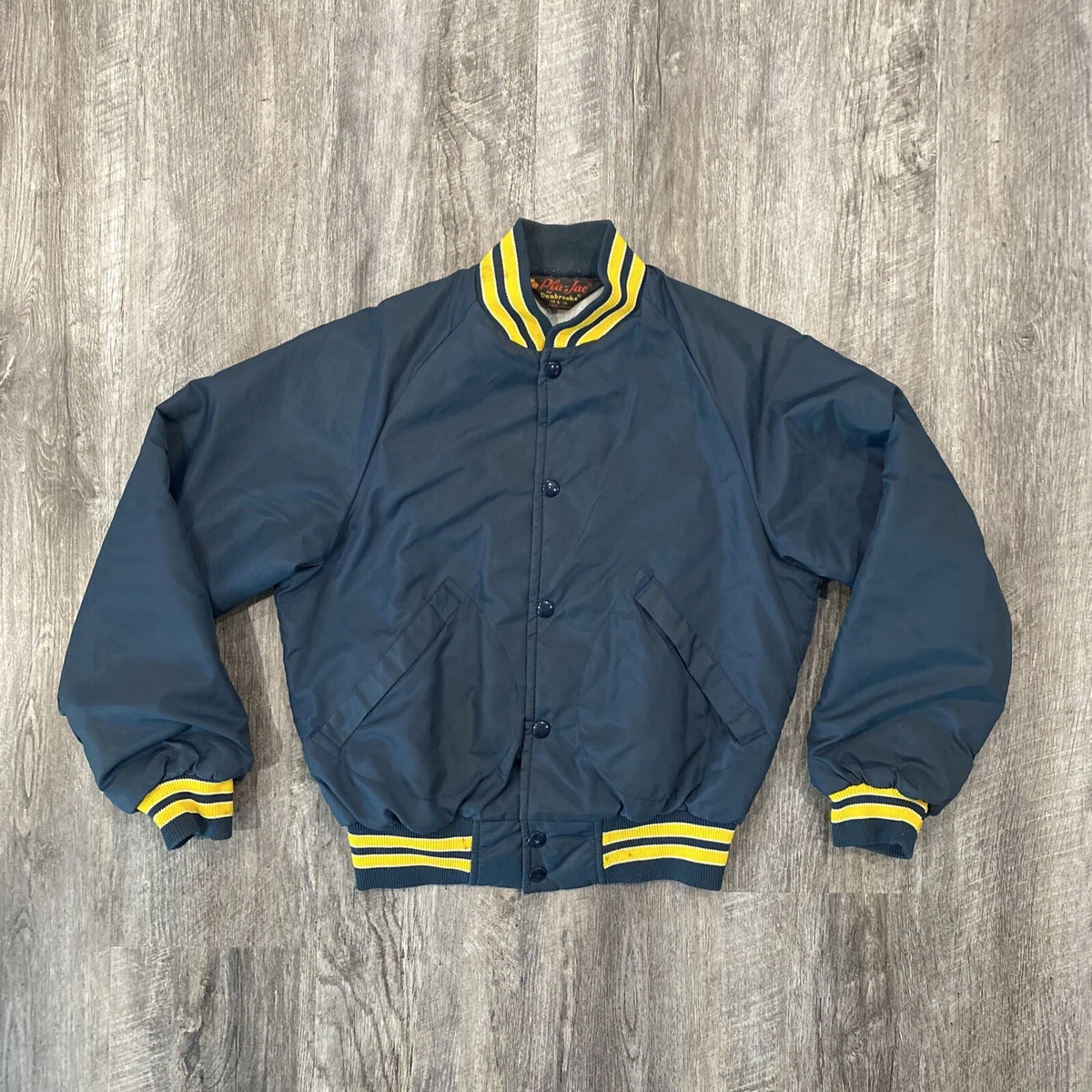 Vintage Pla Jac By Dunbrooke Jacket Youth Size Large 14 16 Blue eBay